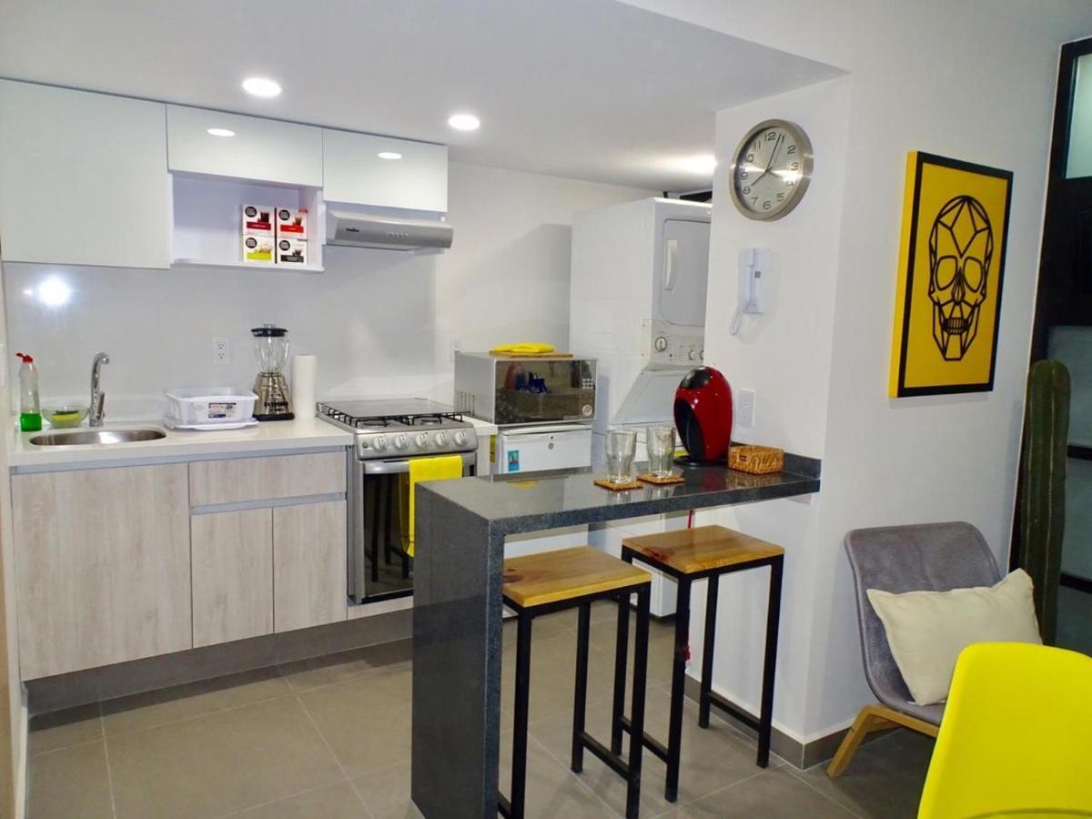 墨西哥城Downtown Depto Con Terraza Privada公寓 外观 照片