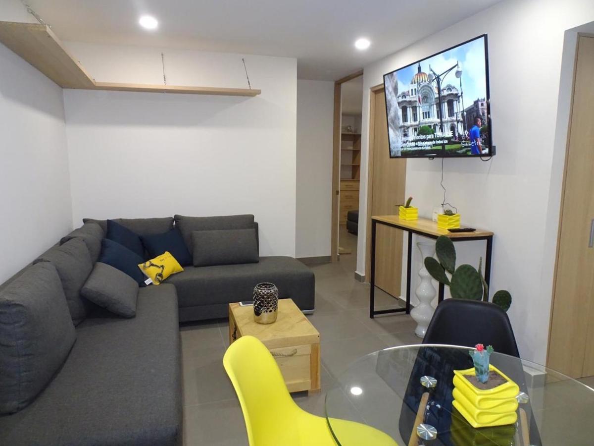 墨西哥城Downtown Depto Con Terraza Privada公寓 外观 照片