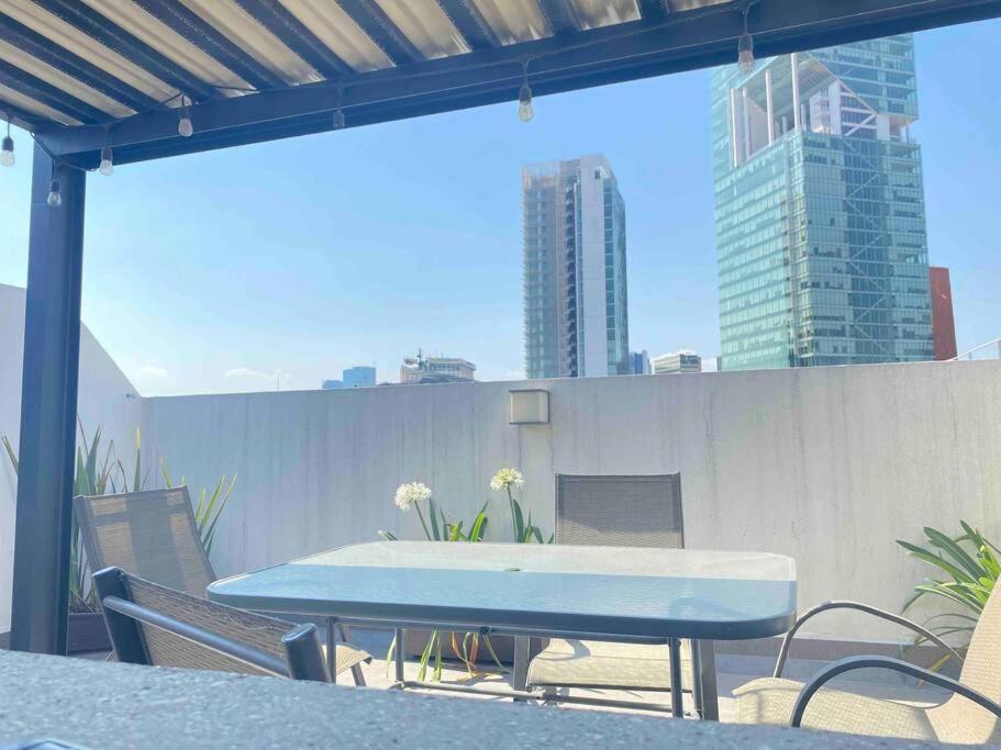 墨西哥城Downtown Depto Con Terraza Privada公寓 外观 照片