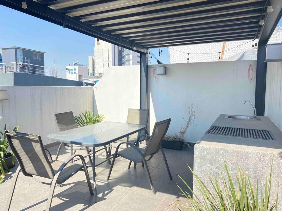 墨西哥城Downtown Depto Con Terraza Privada公寓 外观 照片