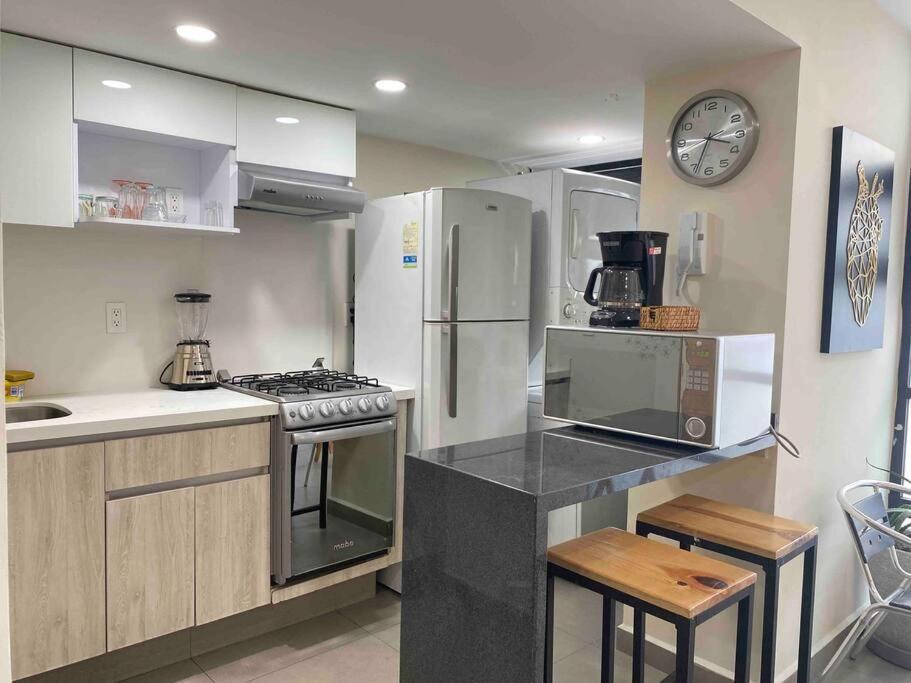 墨西哥城Downtown Depto Con Terraza Privada公寓 外观 照片